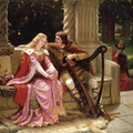 Edmund Leighton - Tristan and Isolde