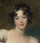 Sir Thomas Lawrence - Lady Maria Conyngham detail