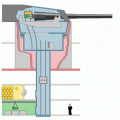 Animated gun turret